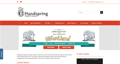 Desktop Screenshot of handspringpuppet.co.za